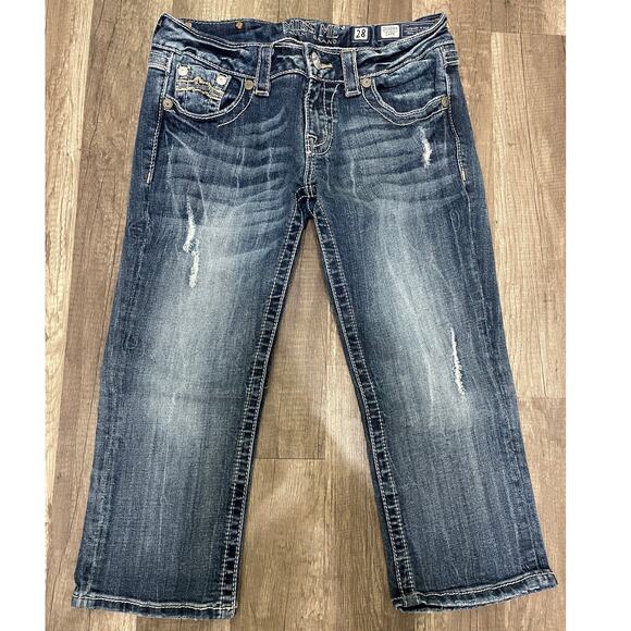 Miss Me Capri Jeans – Size 28 (Style: JD1039P4) - Picture 4 of 8